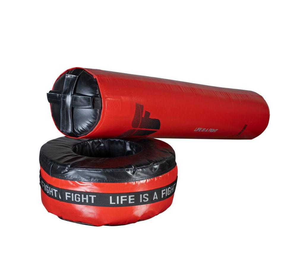 Freistehender Boxsack Fighter 3in1 - rot