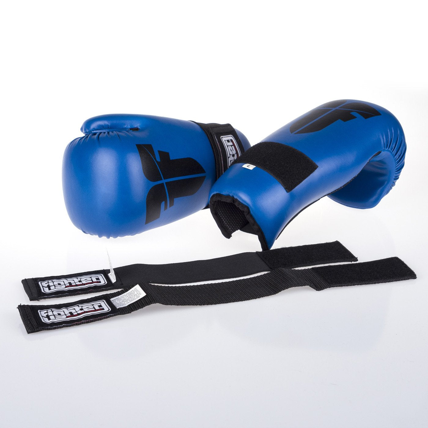 Fighter Offener Handschuhriemen - blau, FOG-001BL
