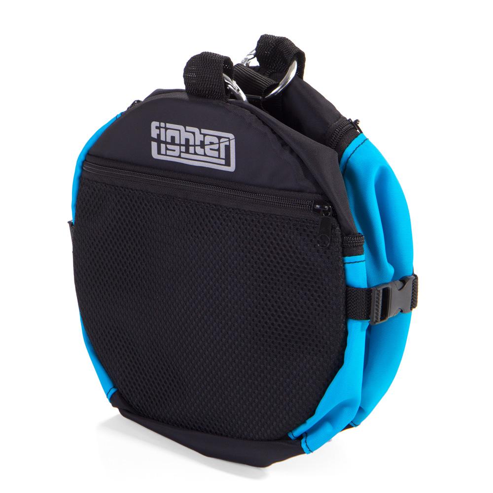 Turnbeutel Fighter - schwarz/blau