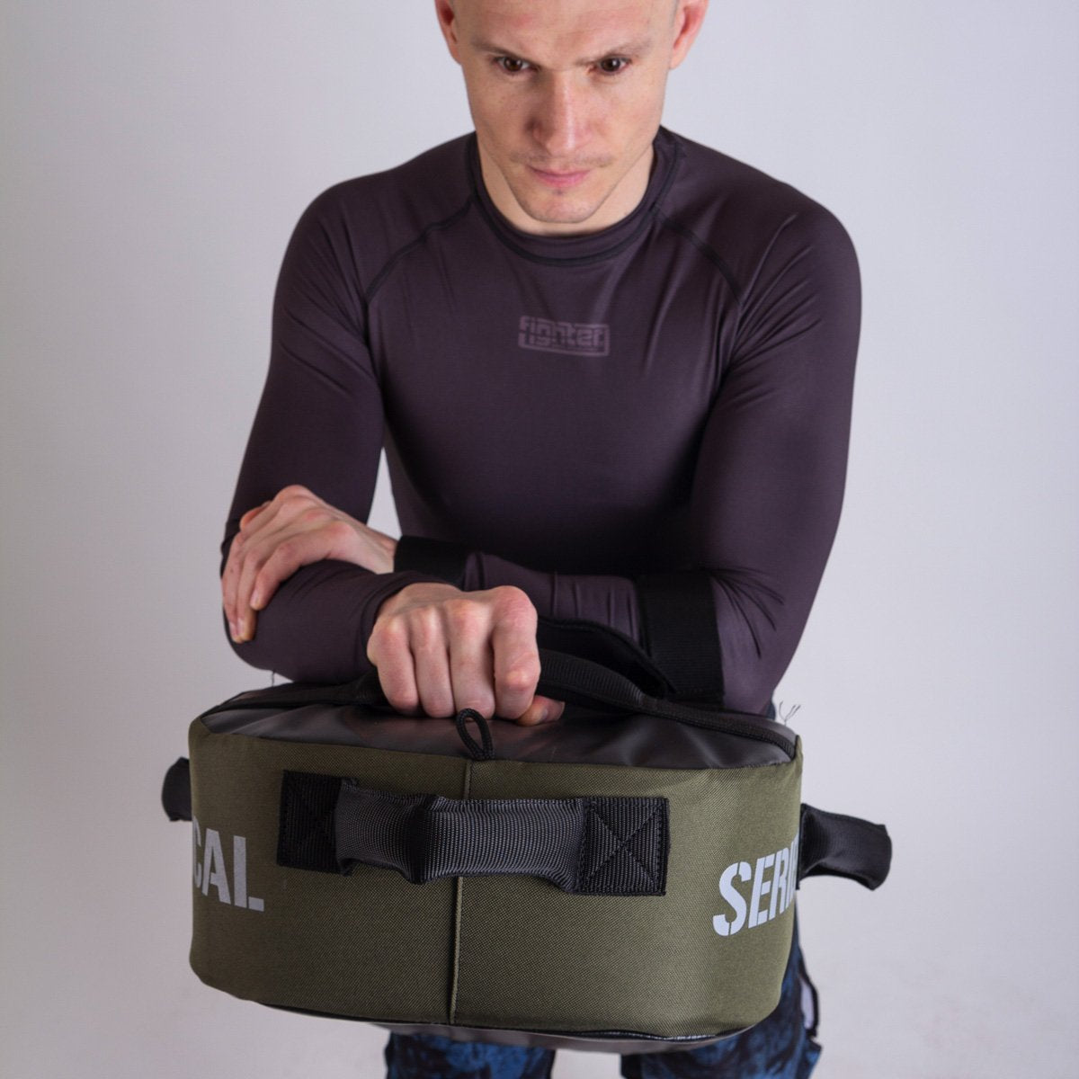 Fighter Kicking Shield - MULTI GRIP - TAKTISCHE SERIE - Grün