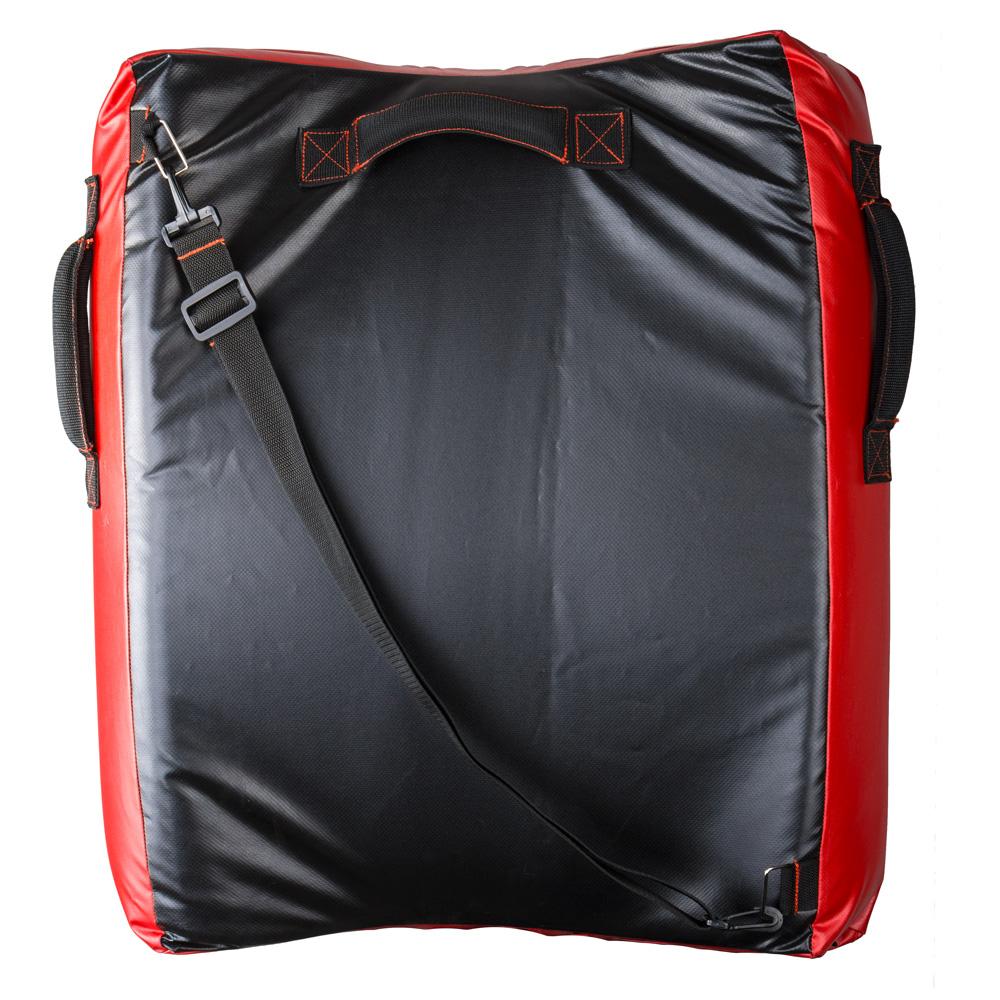 Fighter Kicking Punching Shield