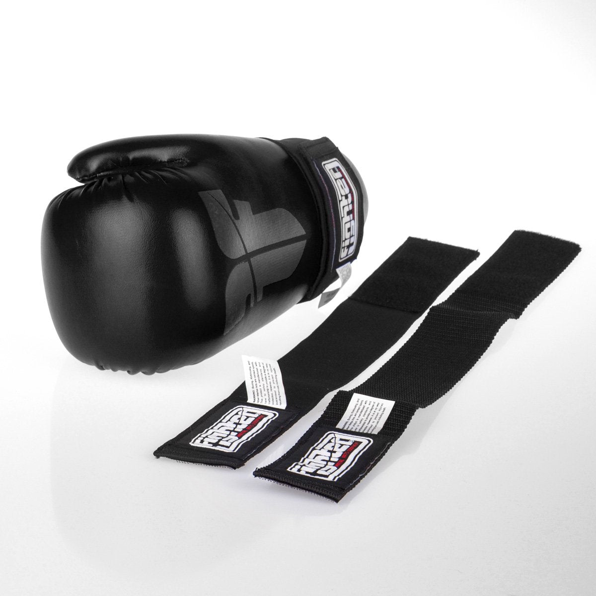 Fighter Offener Handschuhriemen - schwarz