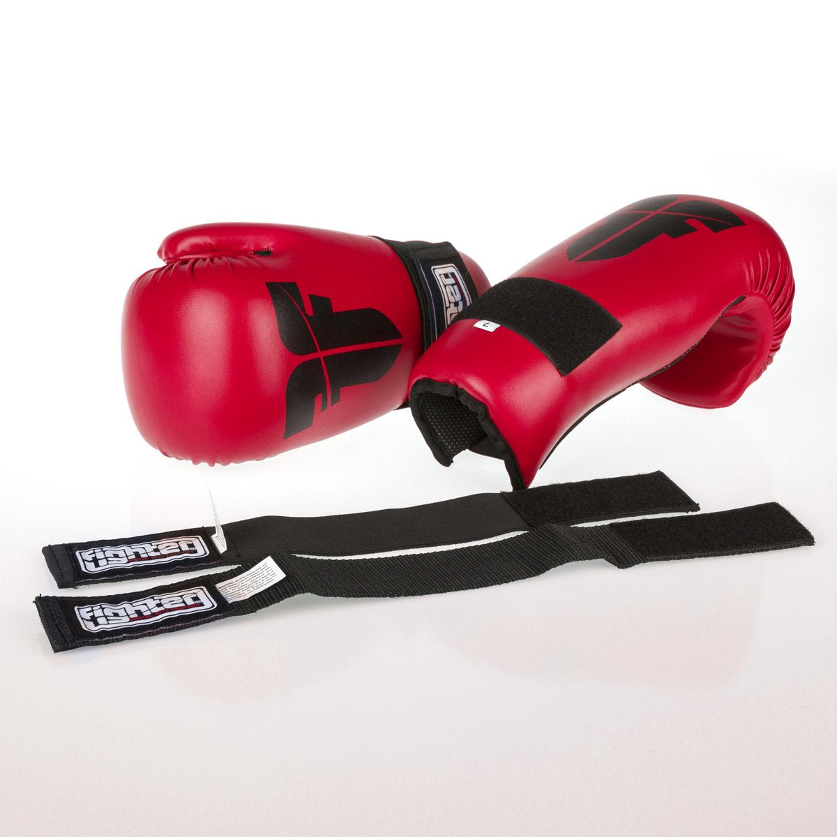 Fighter Offener Handschuhriemen - dunkelrot, FOG-001R