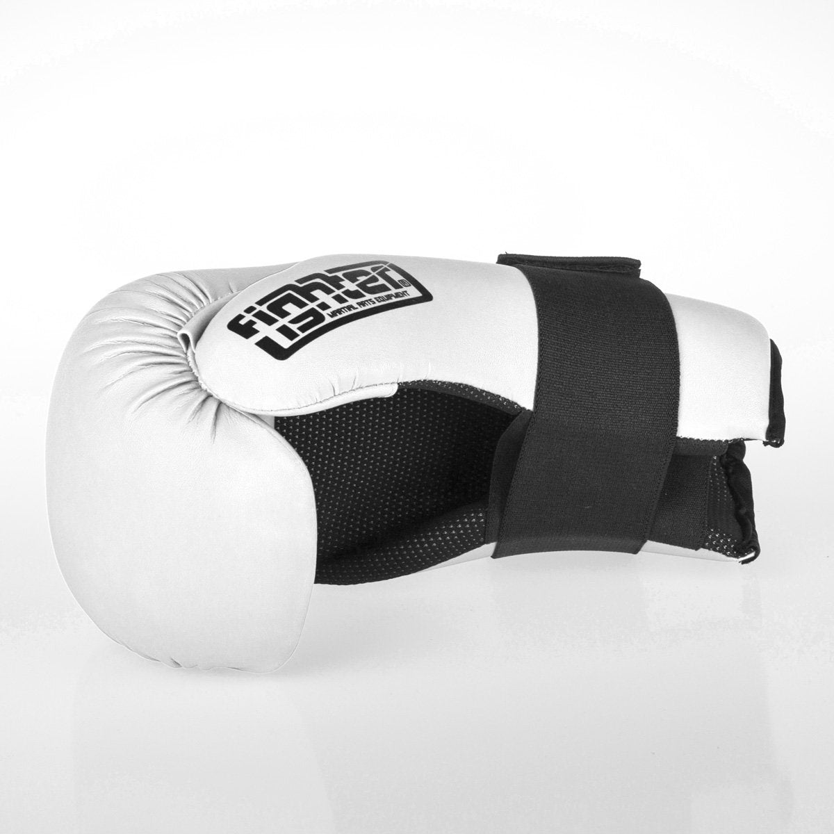 Fighter Offener Handschuhriemen - weiß