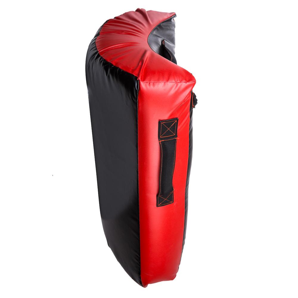 Fighter Kicking Punching Shield