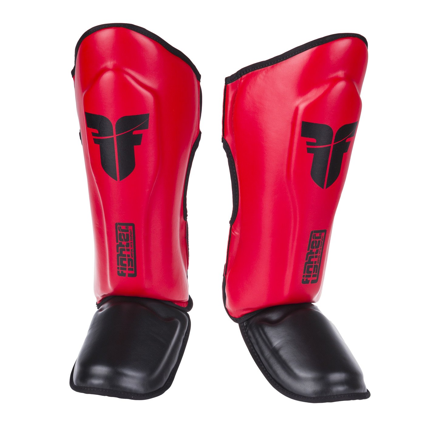 Fighter Schienbeinschoner Thai Classic - rot/schwarz