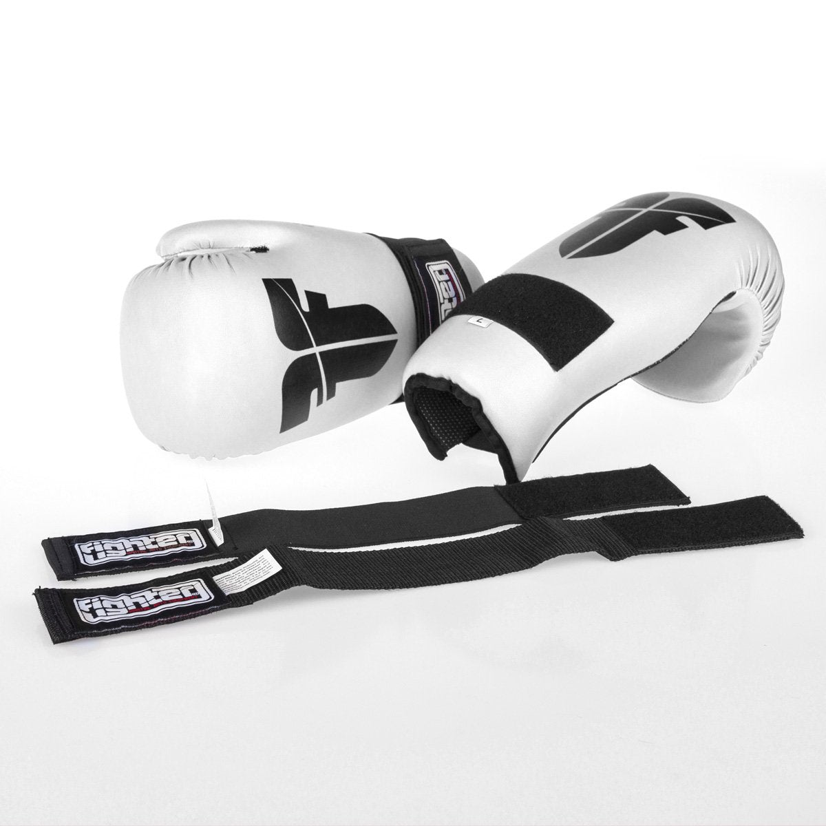 Fighter Offener Handschuhriemen - weiß