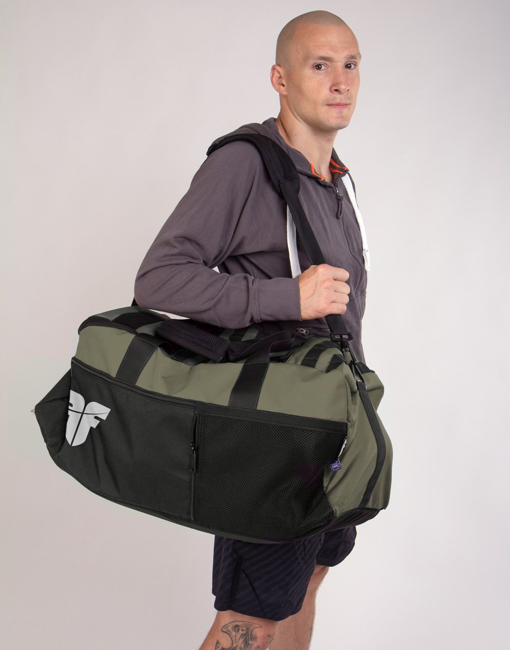 Sporttasche FIGHTER LINE XL grün/grau/schwarz