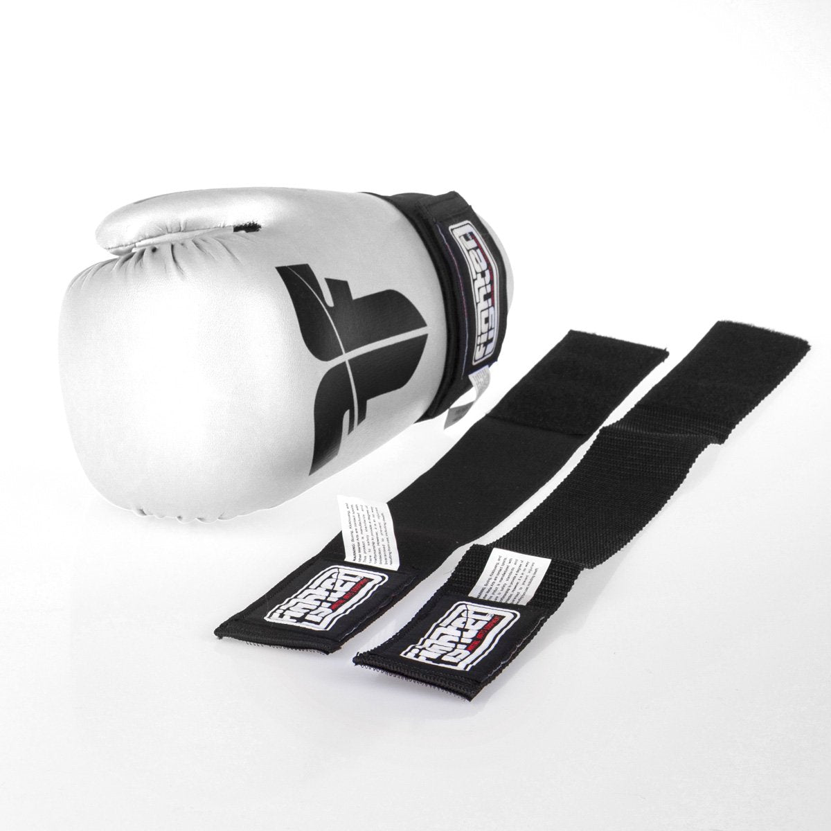 Fighter Offener Handschuhriemen - weiß