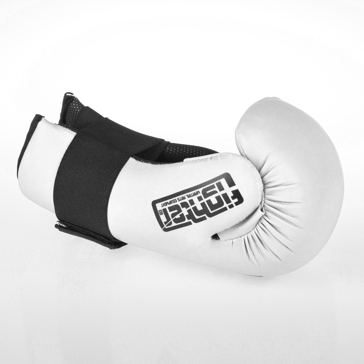 Fighter Offener Handschuhriemen - weiß
