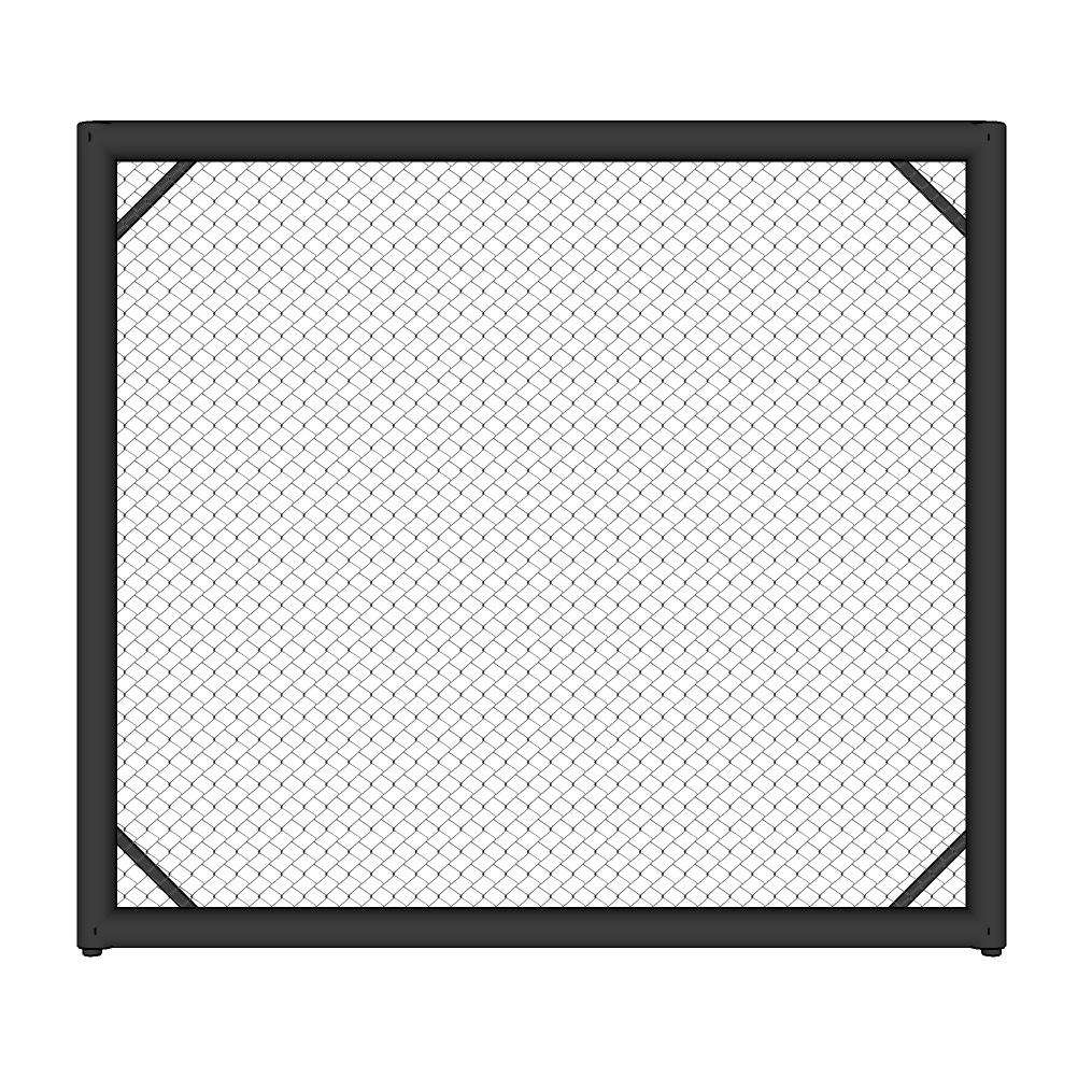 MMA Cage Pannel mit linker und rechter Seitenpolsterung