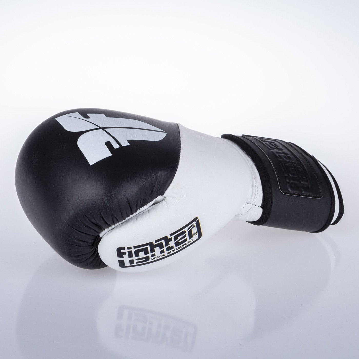 Fighter Boxhandschuhe SPLIT- schwarz/weiß