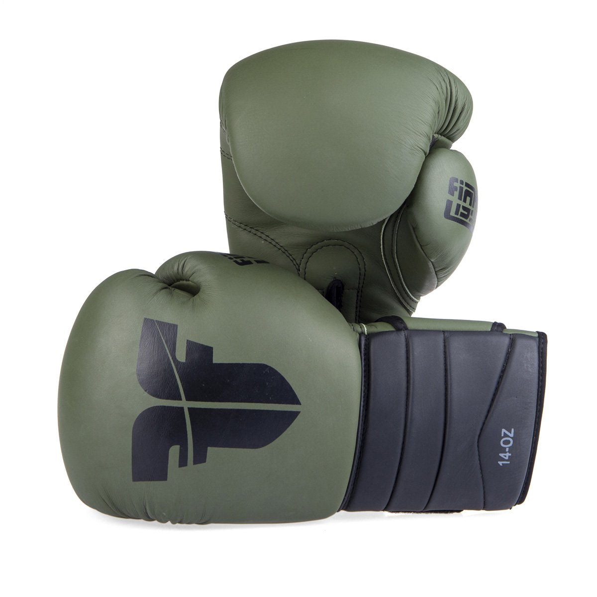 Fighter Boxhandschuhe Sparring - khaki/schwarz