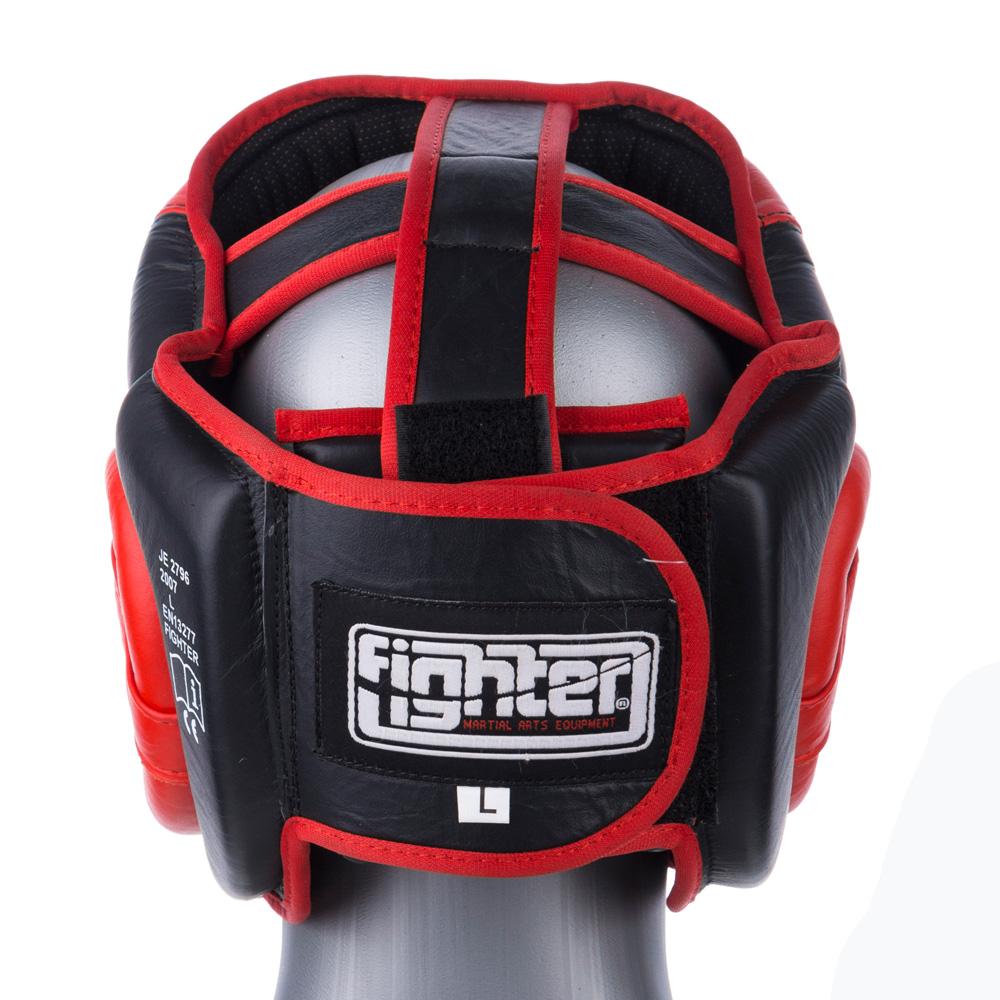 Kämpfer-Kopfschutz aus Leder