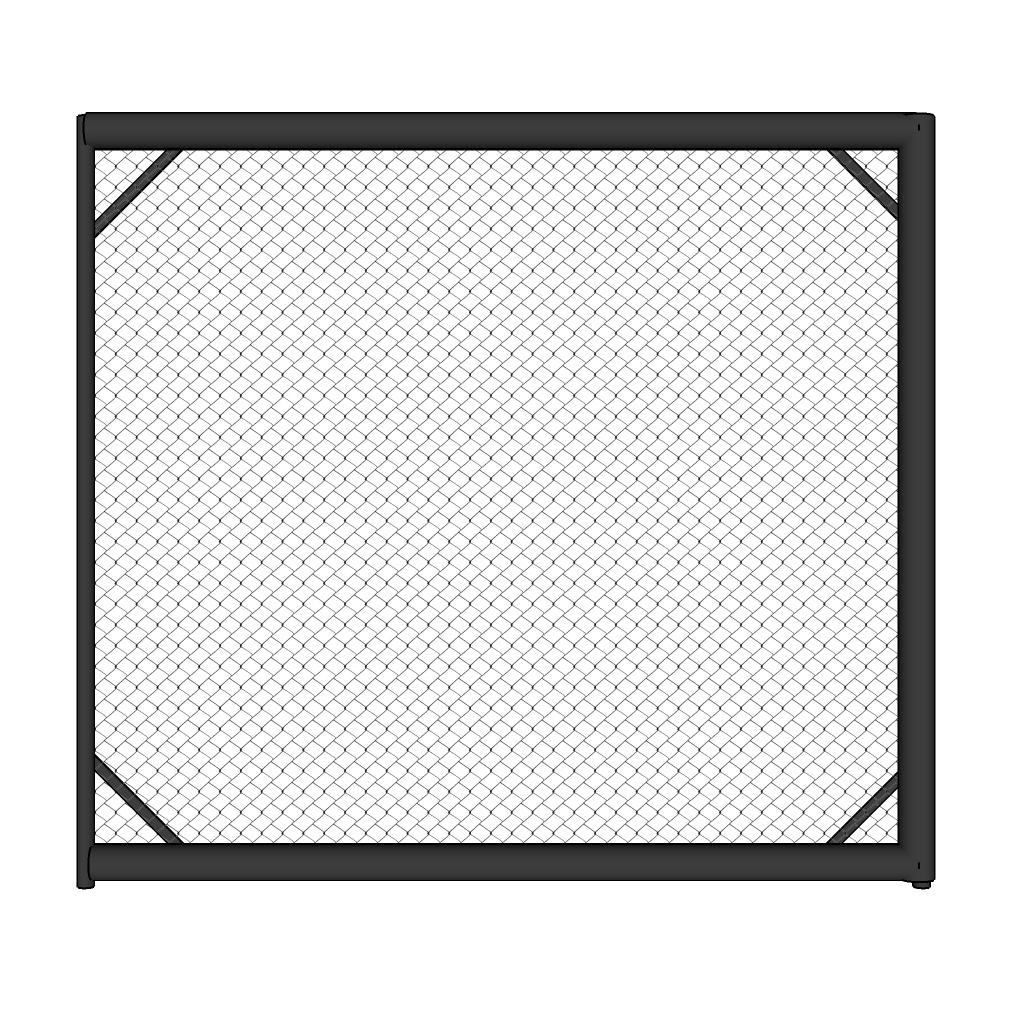 MMA Cage Pannel mit rechter Seitenpolsterung