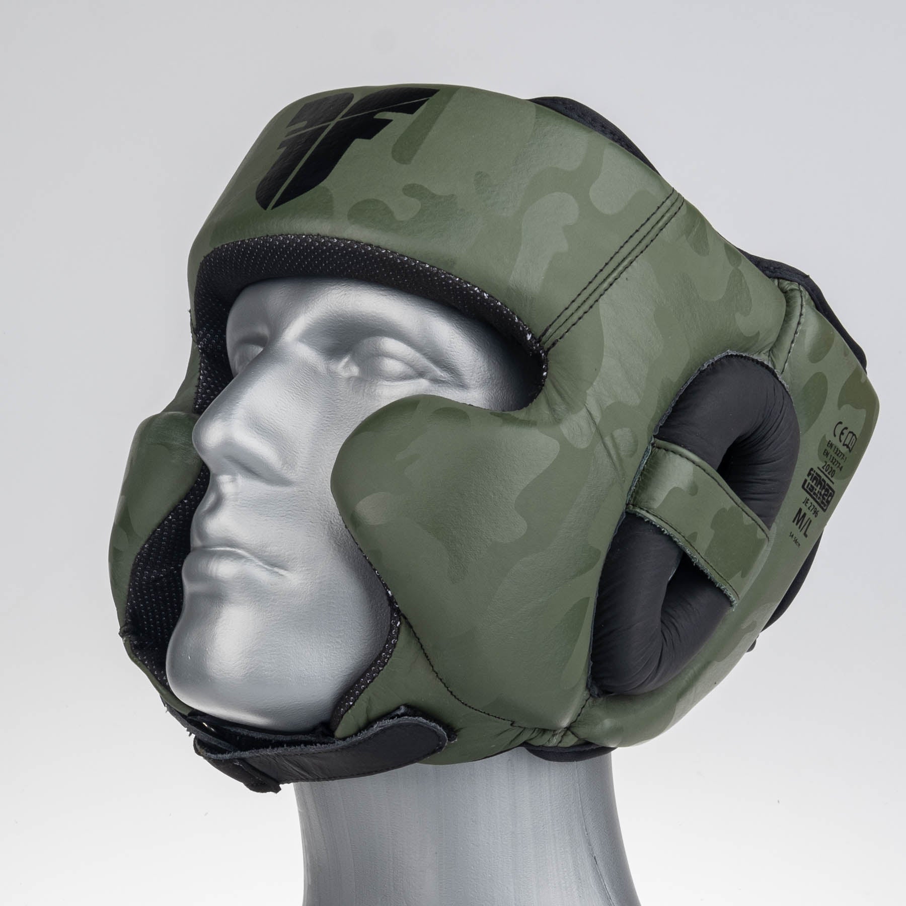 Kopfschutz Fighter Sparring Pro - khaki/camo