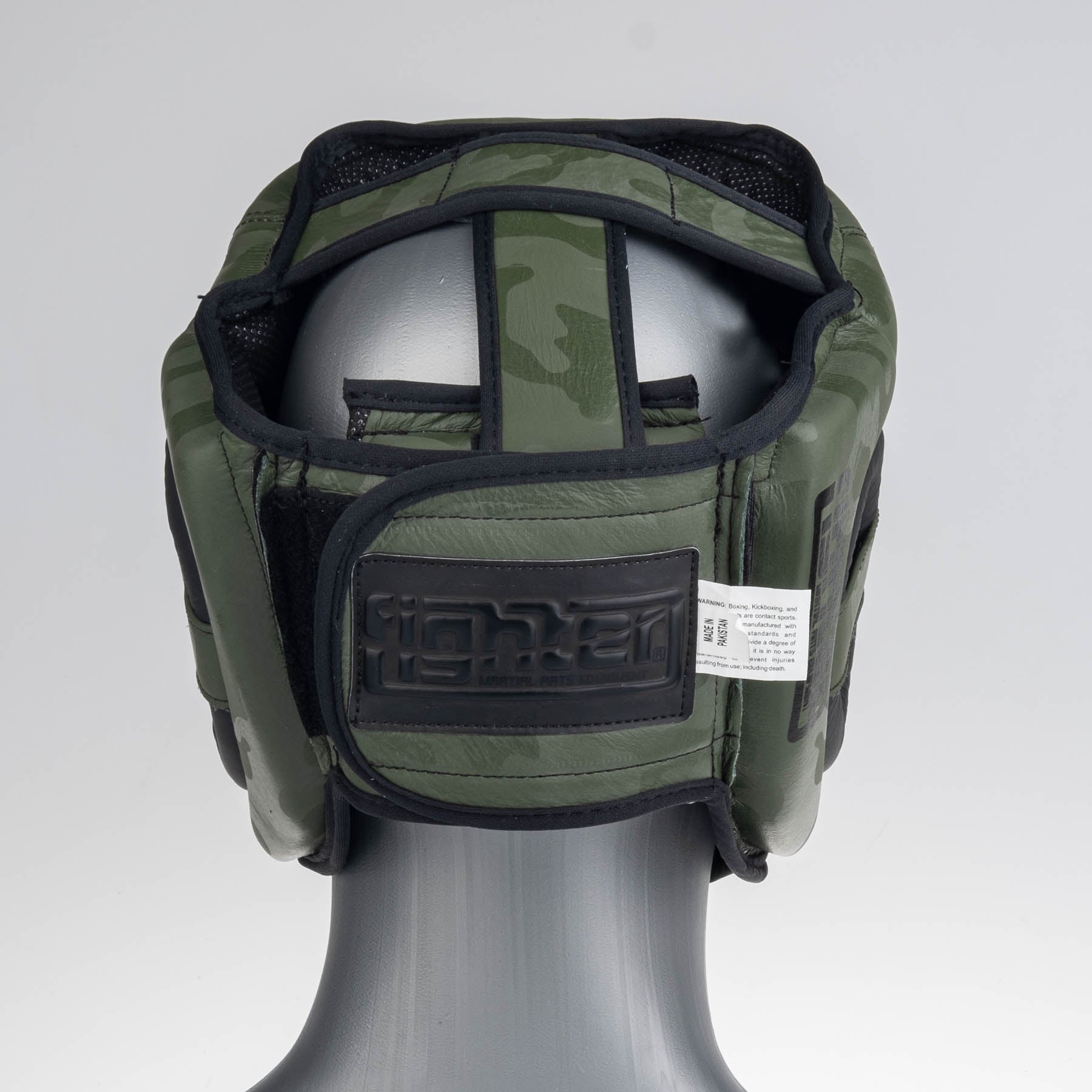 Kopfschutz Fighter Sparring Pro - khaki/camo