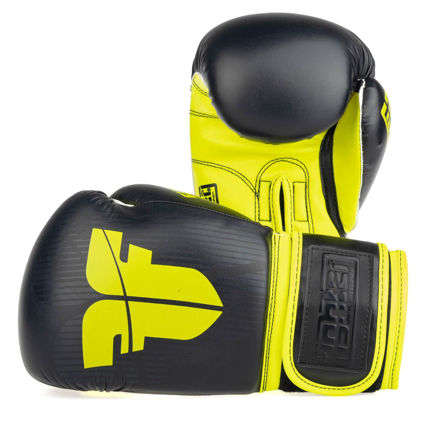 Fighter Boxhandschuhe SPEED - schwarz/gelb