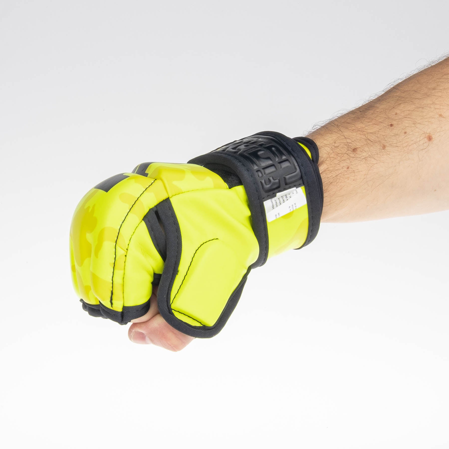MMA Handschuhe Fighter Competition - Neongelb/Camouflage
